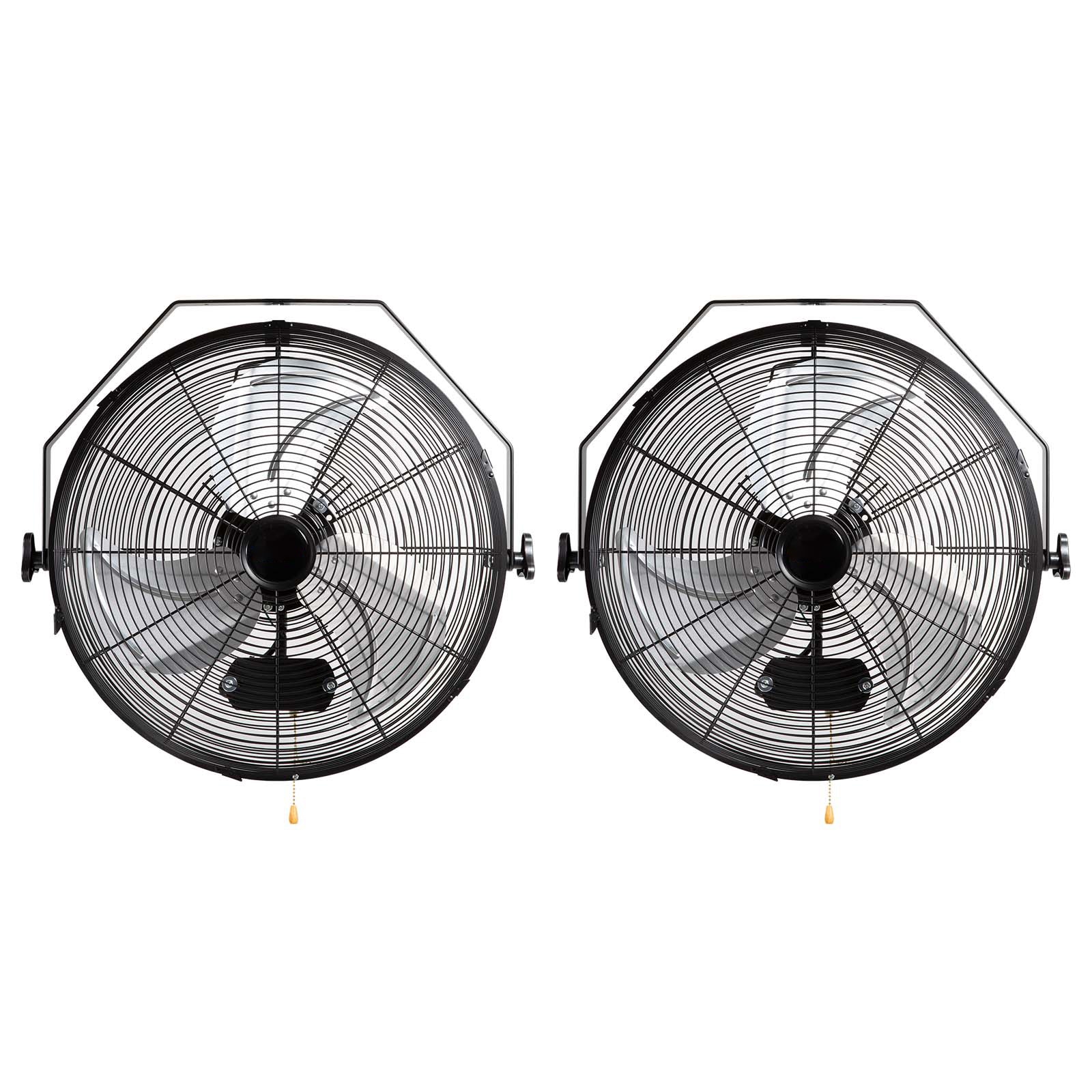 Industrial Wall Mounted Fan 3 Speed High Velocity Air Circulator_voghion.com